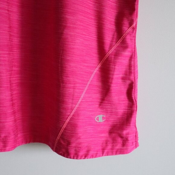 Champion Women's Large Pink Activewear Stretch Crewneck Short Sleeve T-Shirt - Picture 8 of 10
